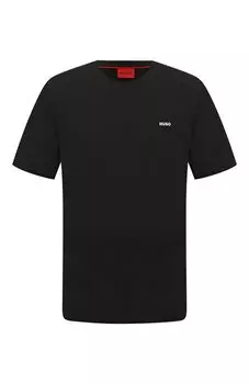 Хлопковая футболка HUGO