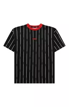 Хлопковая футболка HUGO