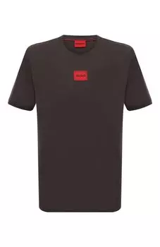 Хлопковая футболка HUGO