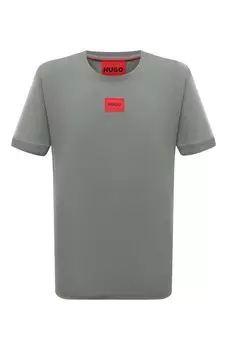 Хлопковая футболка HUGO