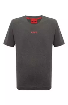 Хлопковая футболка HUGO
