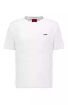 Хлопковая футболка HUGO