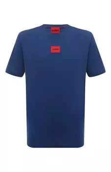 Хлопковая футболка HUGO