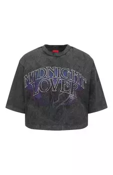 Хлопковая футболка HUGO