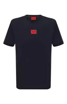 Хлопковая футболка HUGO