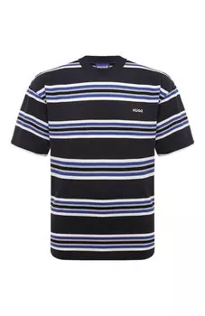 Хлопковая футболка HUGO