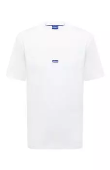 Хлопковая футболка HUGO