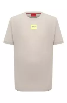 Хлопковая футболка HUGO