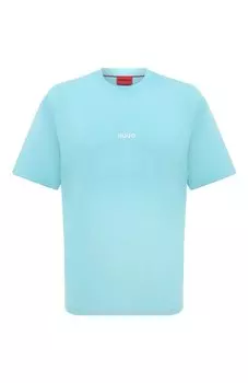 Хлопковая футболка HUGO