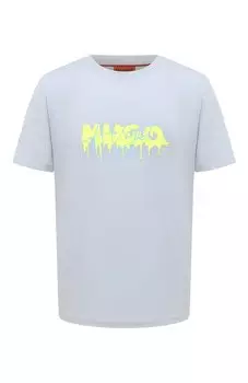 Хлопковая футболка HUGO