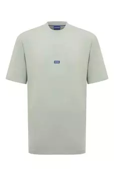 Хлопковая футболка HUGO