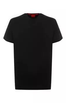 Хлопковая футболка HUGO