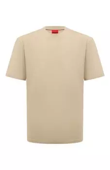 Хлопковая футболка HUGO