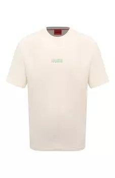 Хлопковая футболка HUGO