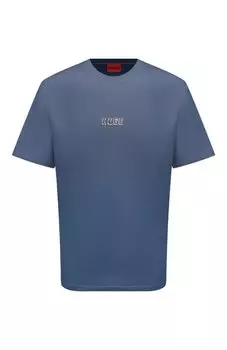 Хлопковая футболка HUGO