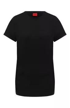 Хлопковая футболка HUGO