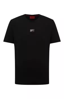 Хлопковая футболка HUGO