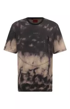 Хлопковая футболка HUGO