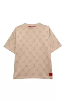 Хлопковая футболка HUGO