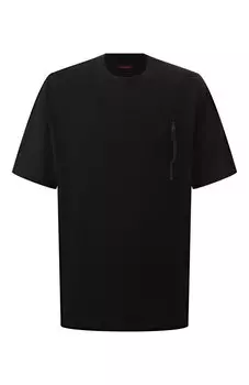 Хлопковая футболка HUGO