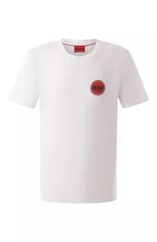 Хлопковая футболка HUGO