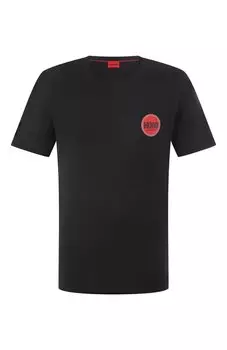 Хлопковая футболка HUGO