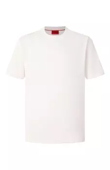 Хлопковая футболка HUGO