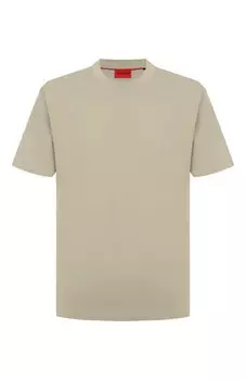 Хлопковая футболка HUGO