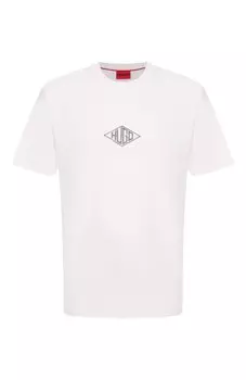 Хлопковая футболка HUGO