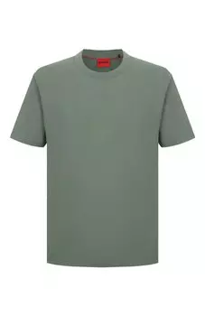 Хлопковая футболка HUGO