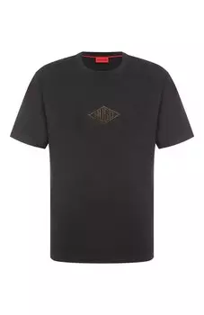 Хлопковая футболка HUGO