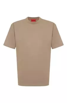 Хлопковая футболка HUGO