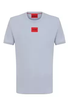 Хлопковая футболка HUGO