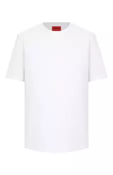 Хлопковая футболка HUGO