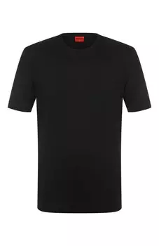 Хлопковая футболка HUGO