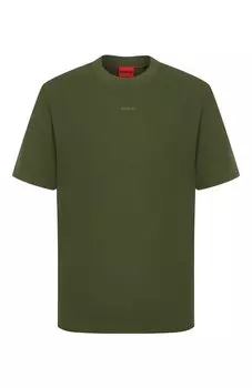 Хлопковая футболка HUGO