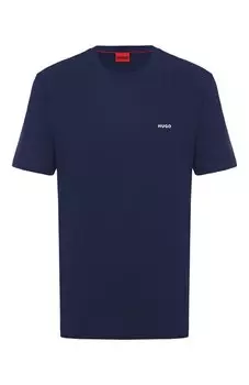 Хлопковая футболка HUGO