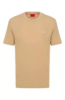 Хлопковая футболка HUGO