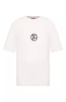 Хлопковая футболка HUGO