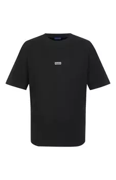 Хлопковая футболка HUGO Blue