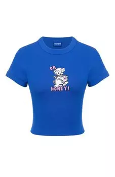 Хлопковая футболка HUGO Blue