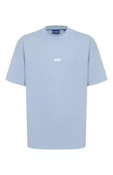 Хлопковая футболка HUGO Blue