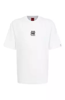 Хлопковая футболка HUGO x RB HUGO