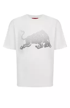 Хлопковая футболка HUGO x RB HUGO