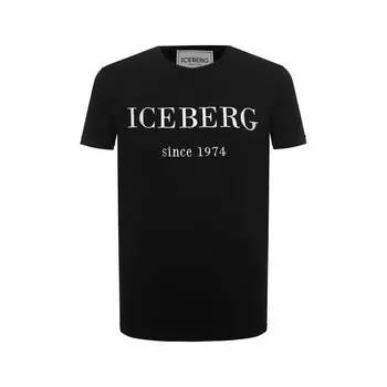 Хлопковая футболка Iceberg