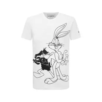 Хлопковая футболка Iceberg