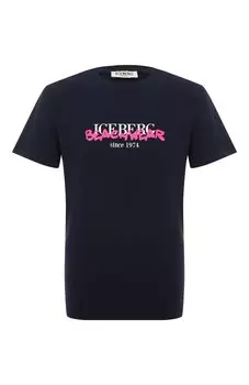 Хлопковая футболка Iceberg