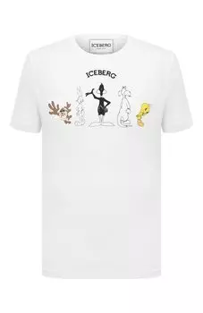 Хлопковая футболка Iceberg