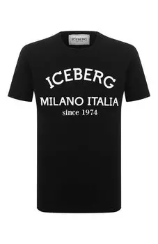 Хлопковая футболка Iceberg