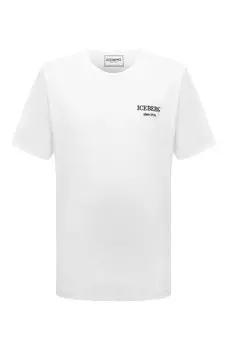 Хлопковая футболка Iceberg